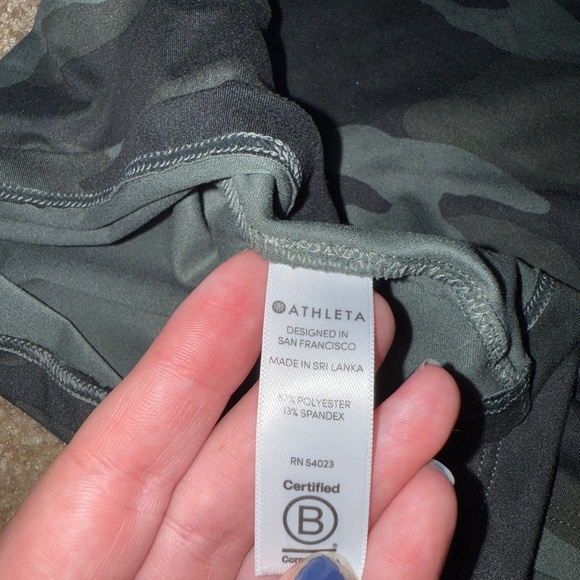 Athleta Green Camo Tank Top - Picture 5 of 5